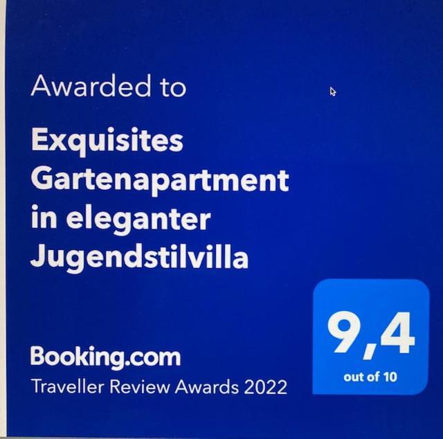 Exquisites Gartenapartment in eleganter Jugendstilvilla Wien Exterior foto